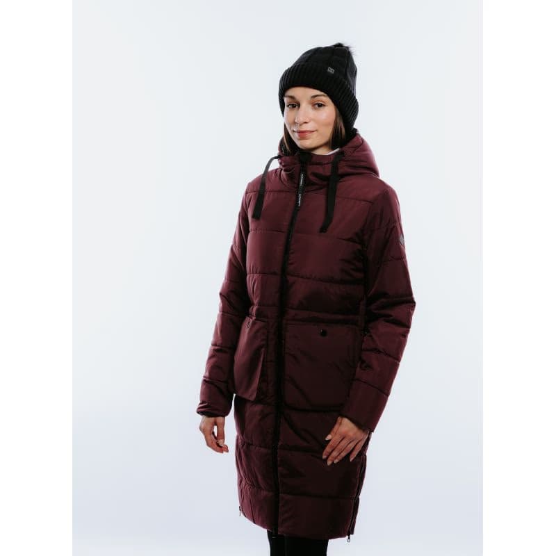 Dámska bunda AUTHORITY CJ-PEPEA burgundy 2
