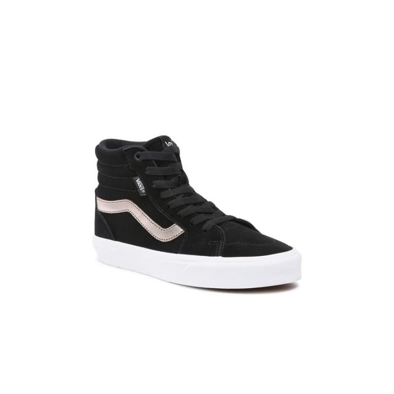 Dámska vychádzková obuv VANS WM Filmore HI (Suede Metallic) black