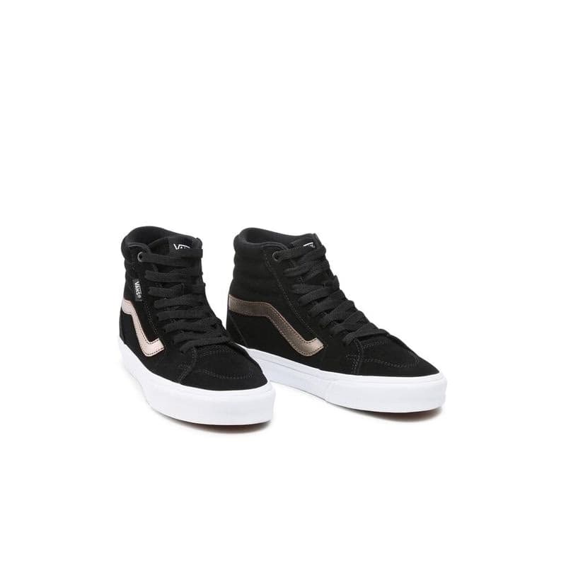 Dámska vychádzková obuv VANS WM Filmore HI (Suede Metallic) black 3