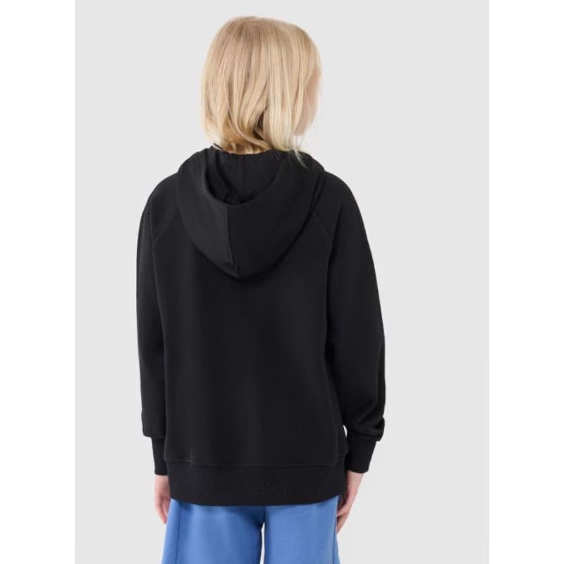 Chlapčenská mikina s kapucňou 4F JUNIOR SWEATSHIRT M1712-20S-DEEP BLACK 4