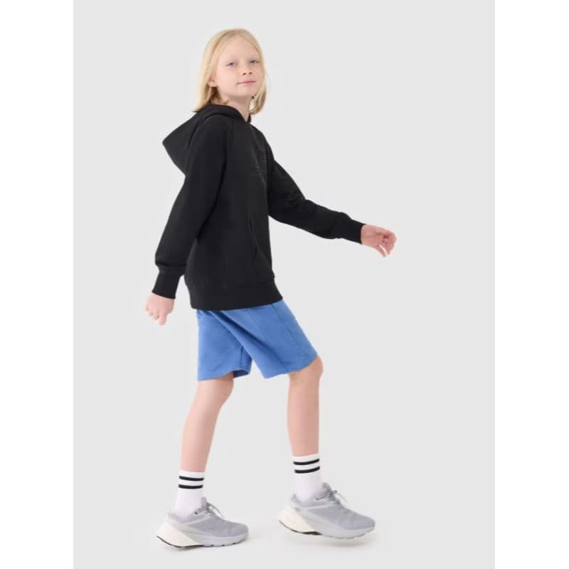 Chlapčenská mikina s kapucňou 4F JUNIOR SWEATSHIRT M1712-20S-DEEP BLACK 6