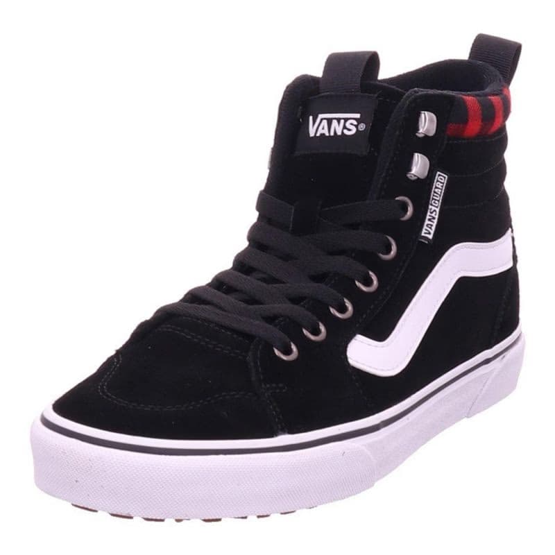 Pánska vychádzková obuv VANS MN Filmore HI Vansguard (Suede) black red plaid 2