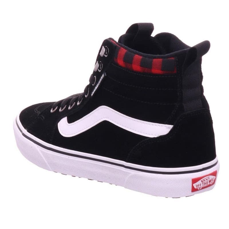 Pánska vychádzková obuv VANS MN Filmore HI Vansguard (Suede) black red plaid 5