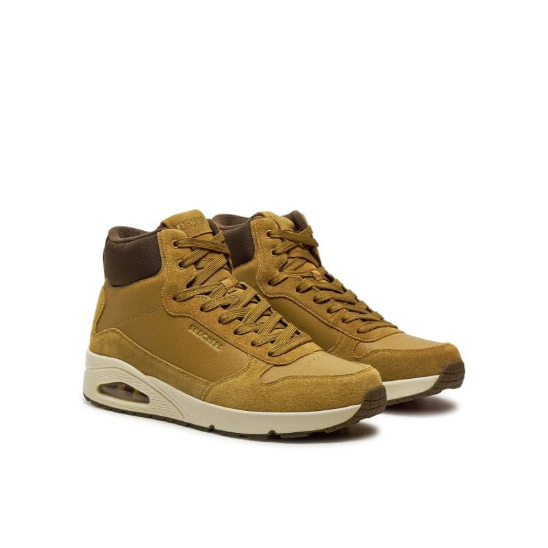 Pánske členkové zimné topánky SKECHERS Uno Mid Sneaker wheat 2