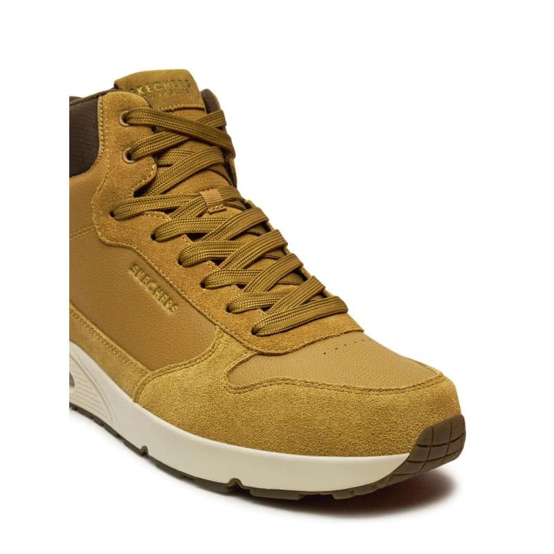 Pánske členkové zimné topánky SKECHERS Uno Mid Sneaker wheat 5