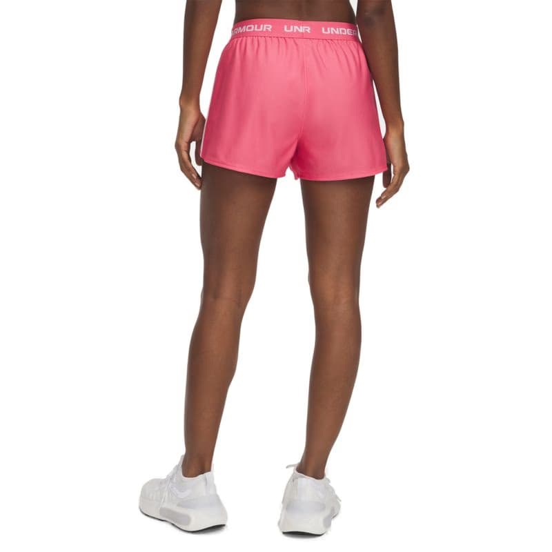 Dámske tréningové kraťasy UNDER ARMOUR Tech Play Up Shorts-PNK 2