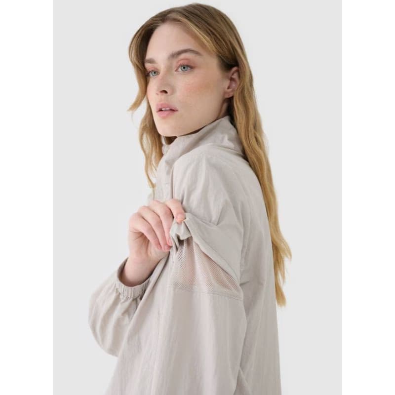 Dámska bunda 4F JACKET-WSS25TJACF190-83S-BEIGE 3