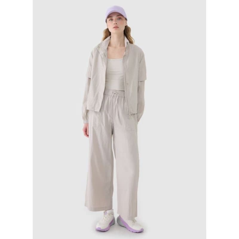 Dámska bunda 4F JACKET-WSS25TJACF190-83S-BEIGE 5