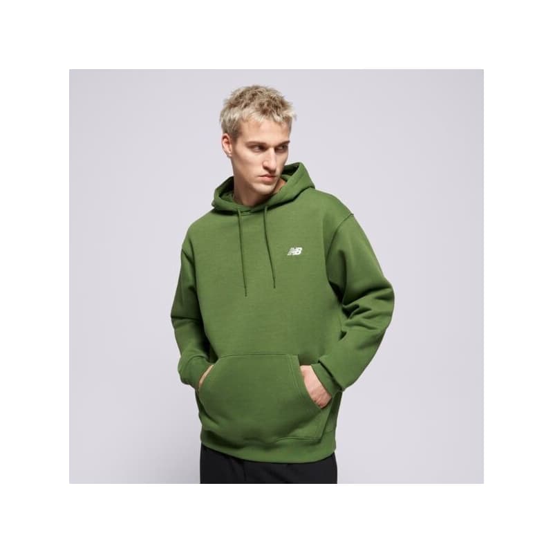 New Balance S Kapucňou Sport Essentials Fleece Hoodie Zelená EUR L