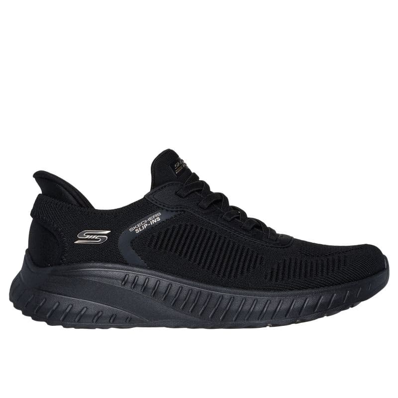 Dámska rekreačná obuv SKECHERS Bobs Sport Squad Chaos Slip-Ins black 2