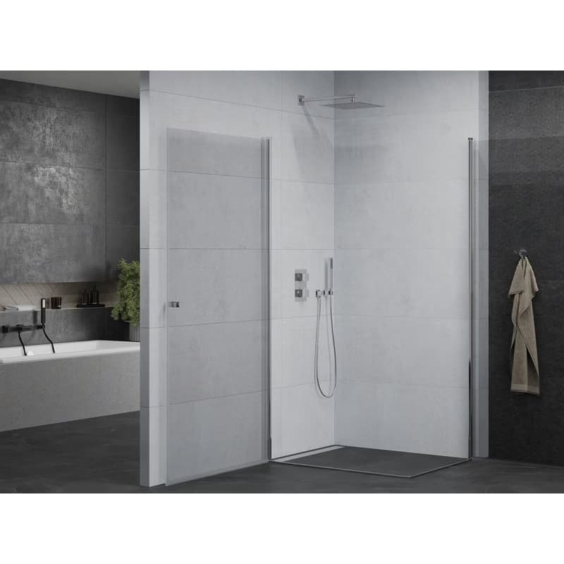 MEXEN/S - PRETORIA duo sprchovací kút 80x70, transparent, chróm 852-080-070-02-00 3