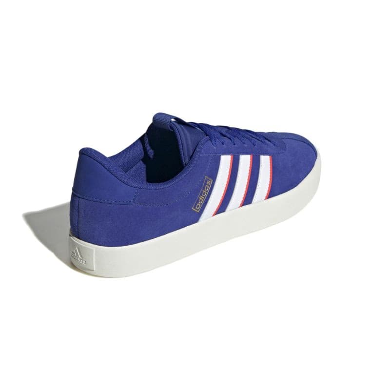 Pánska vychádzková obuv ADIDAS VL Court 3.0 semi lucid blue cloud white bright red 5