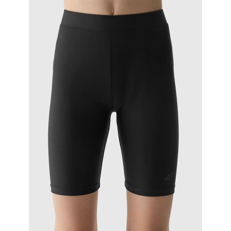 Dievčenské kraťasy 4F JUNIOR TIGHTS-4FJWSS24TTIGF133-20S-DEEP BLACK 3