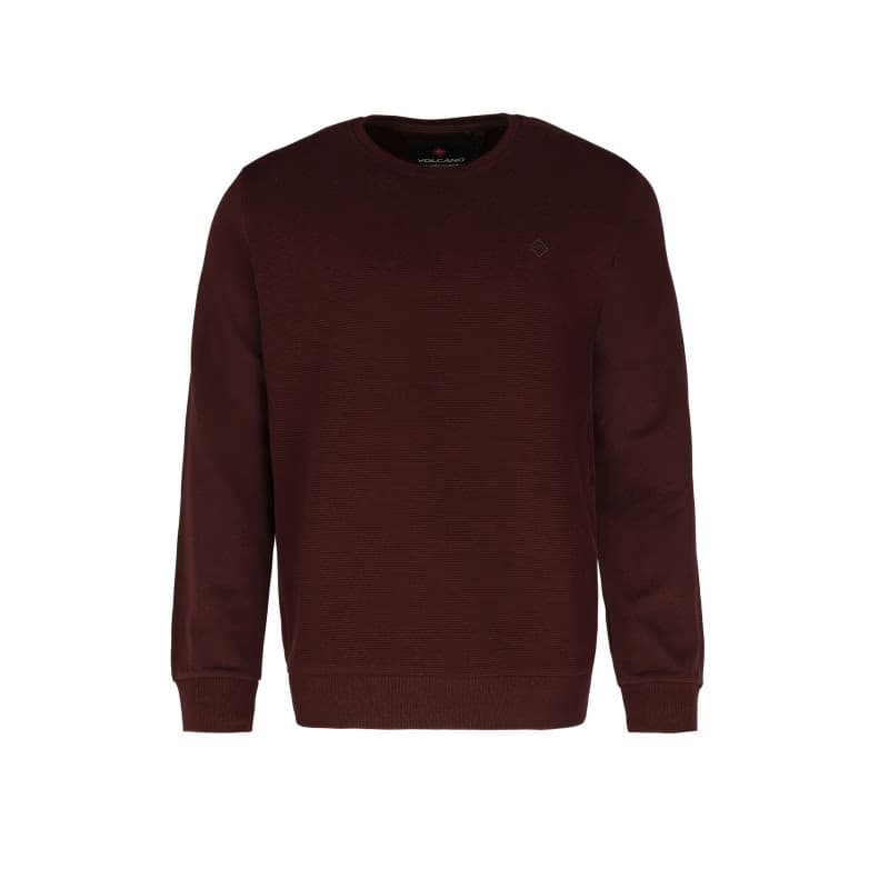Pánska mikina VOLCANO B-KIV-403-BURGUNDY 5