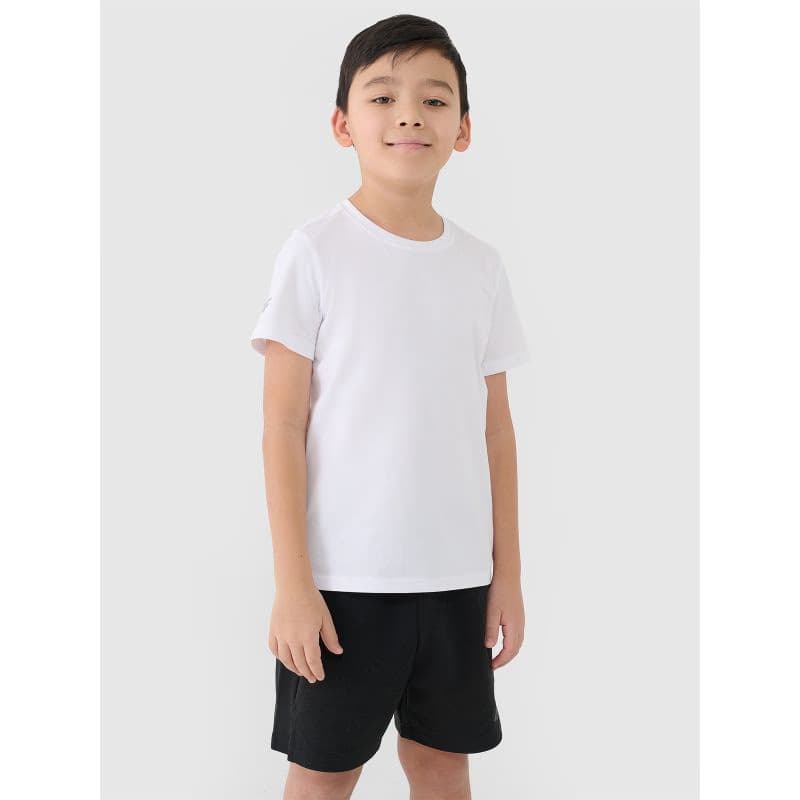 Chlapčenská športová súprava 4F JUNIOR APPAREL SET-JWSS25TAPSM026-20S-BLACK 4