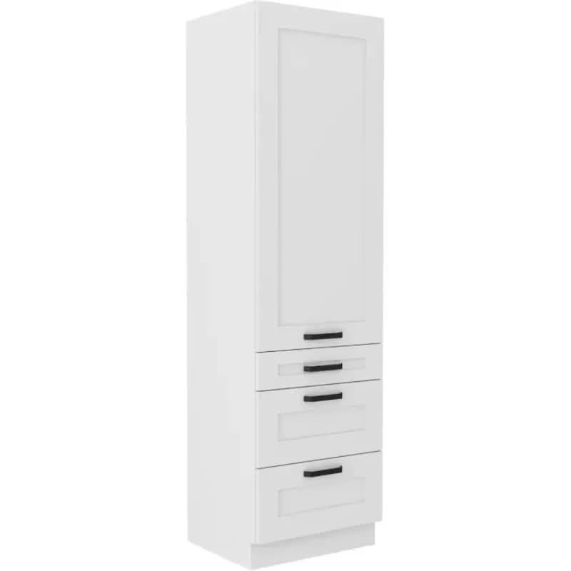Kuchynská skrinka LUNA biela mat/biela 60dks-210 3s 1f 1