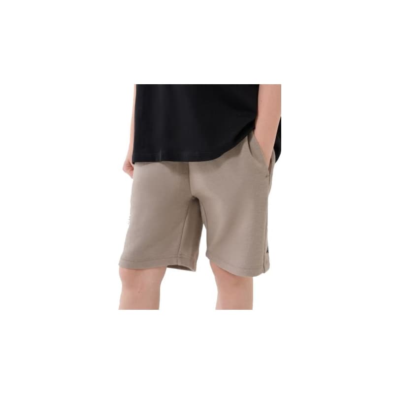 Chlapčenské teplákové kraťasy 4F JUNIOR SHORTS CAS M600-83S-BEIGE