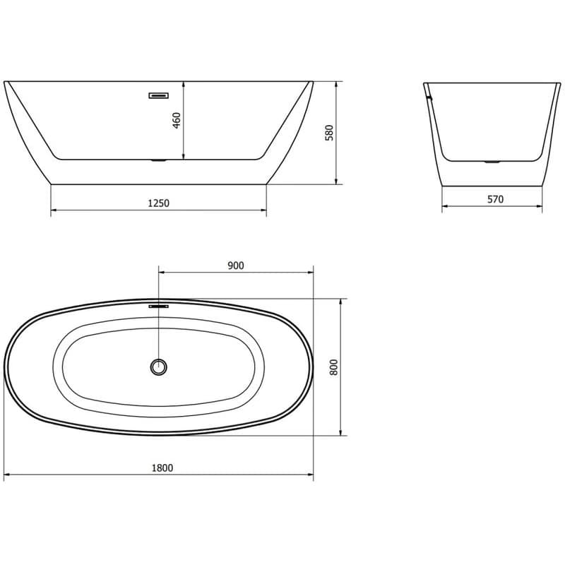 Mexen Eris, 180 x 80 cm 53441808000-97 6
