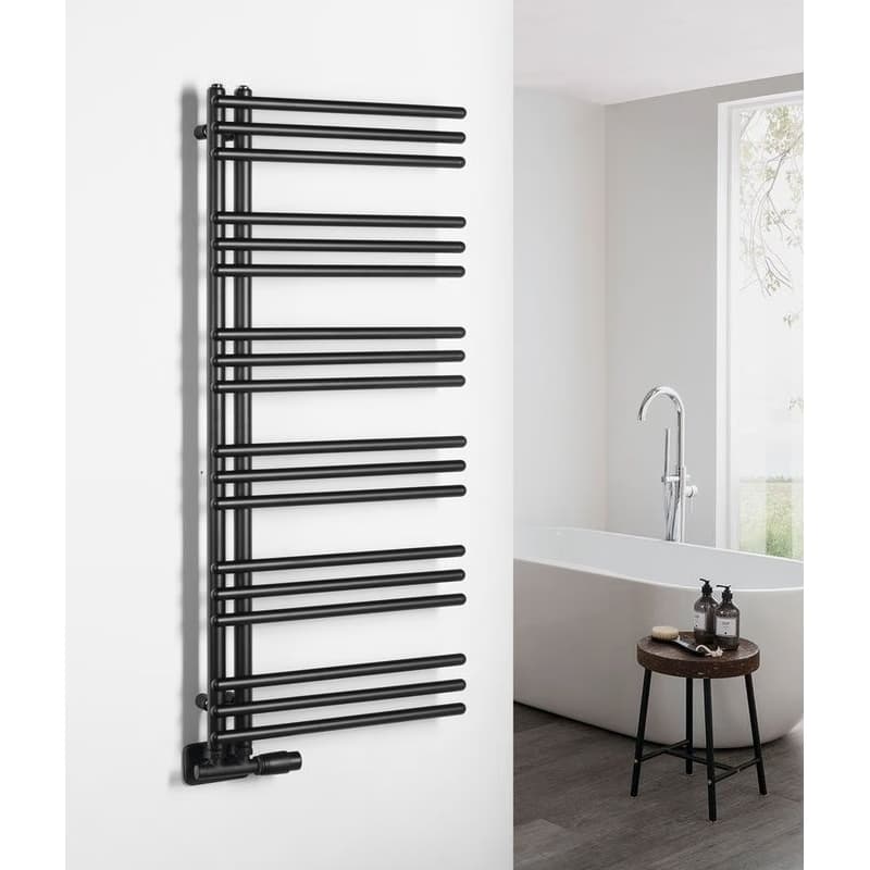AQUALINE - POSEIDON vykurovacie teleso 450x1140, čierna mat PS411B 3