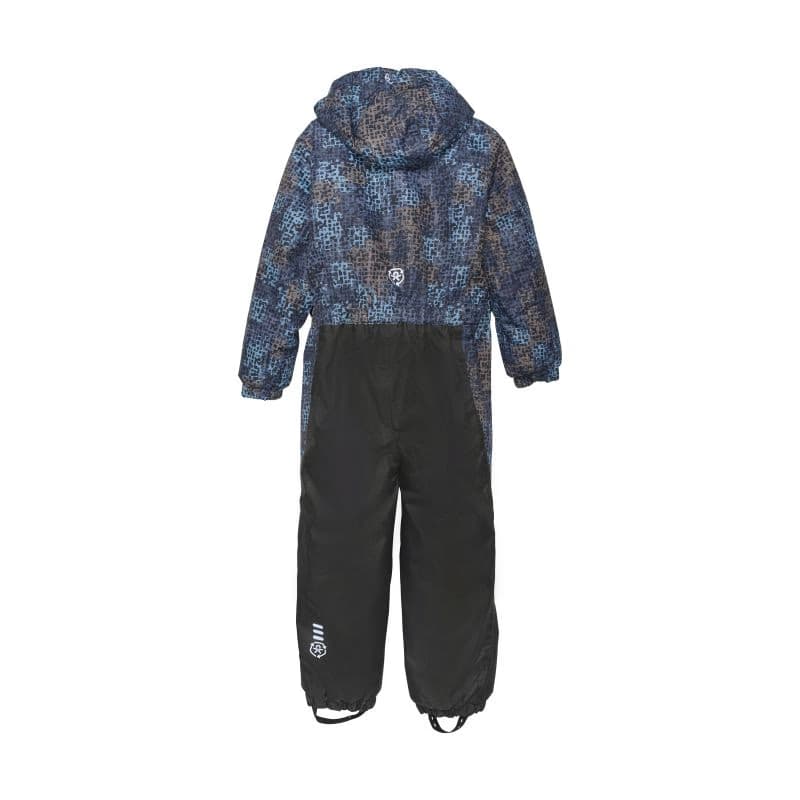 Chlapčenský zimný overal COLOR KIDS Coverall - AOP, stone blue 3