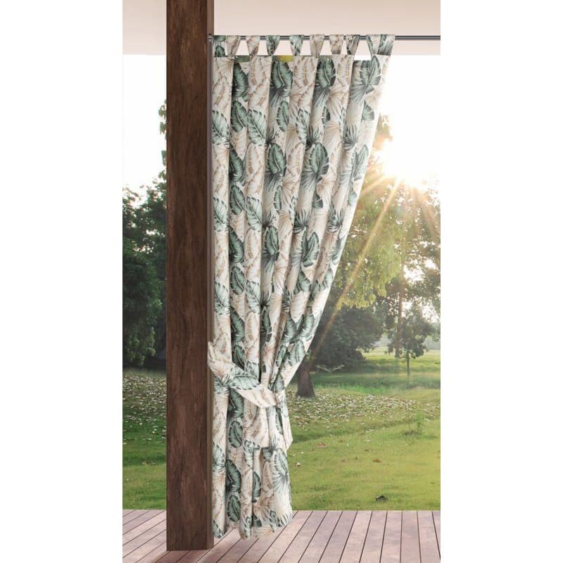 ArtFir Záves na terasu GARDEN 7 PU | béžová/zelená 155 x 260 cm 2