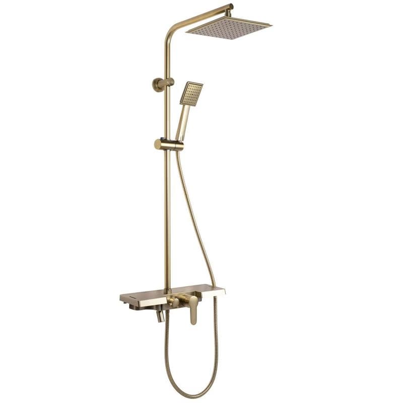 REA REA - Sprchový set BRAVO Brush Gold REA-P4121 4