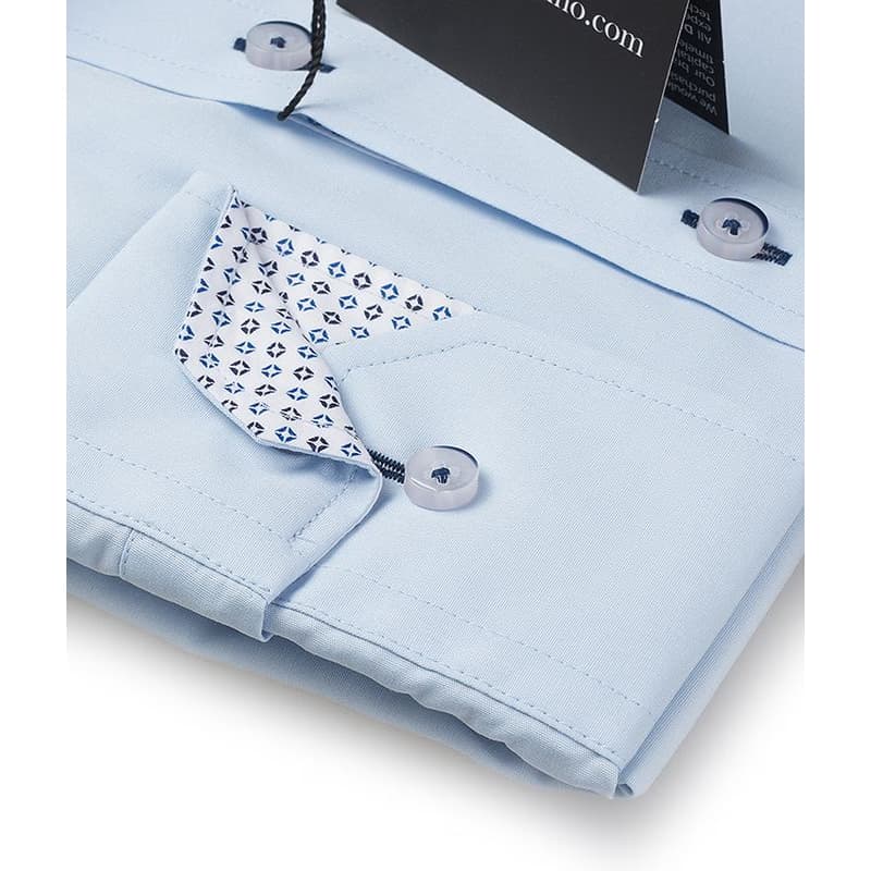 Košeľa bez vzoru v SLIM FIT strihu Di Selentino - SzczecinSLIM 2