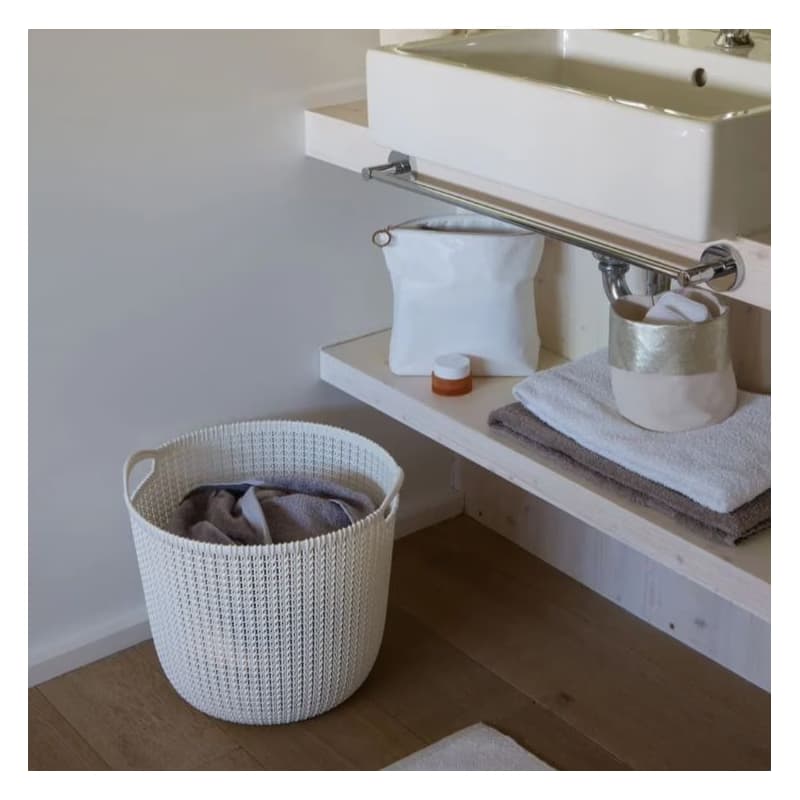 CURVER Okrúhly kôš KNIT 30l | krémová 5