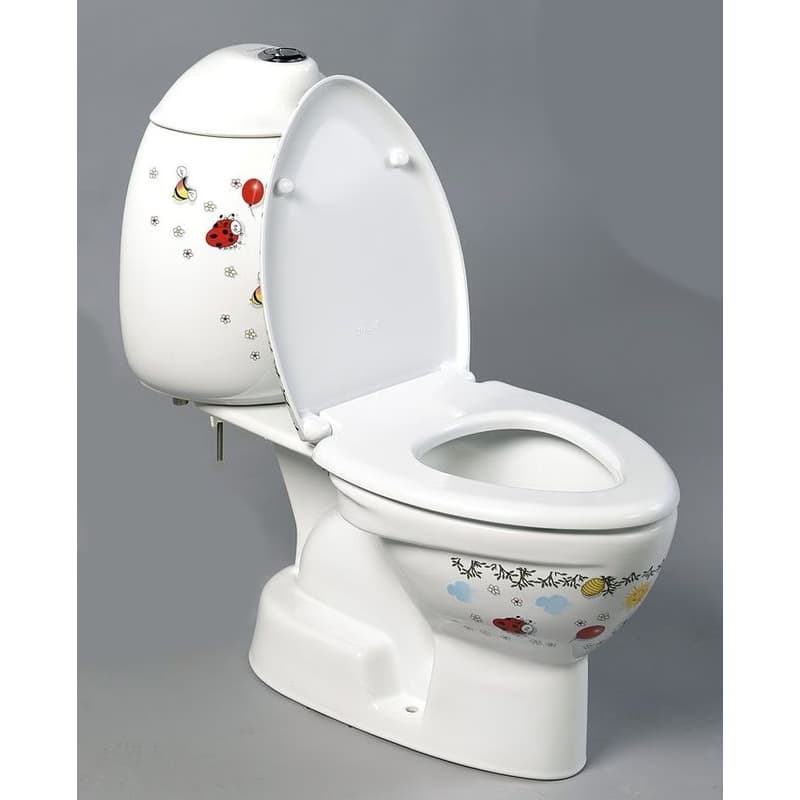 SAPHO - KID detské WC kombi vr.nádržky, spodný odpad, farebná potlač CK301.400.0F 2