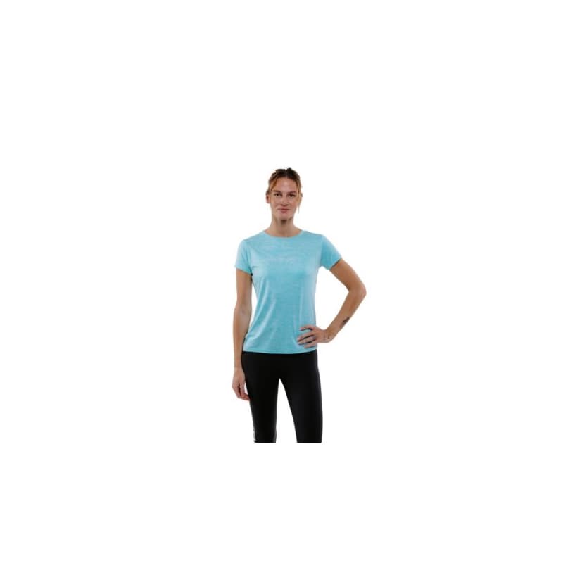Dámske turistické tričko s krátkym rukávom EVERETT TecaShirt W blue melange 1