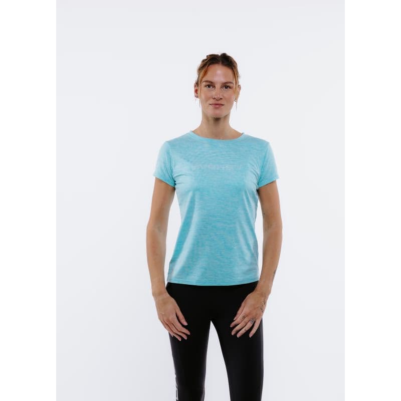 Dámske turistické tričko s krátkym rukávom EVERETT TecaShirt W blue melange 3
