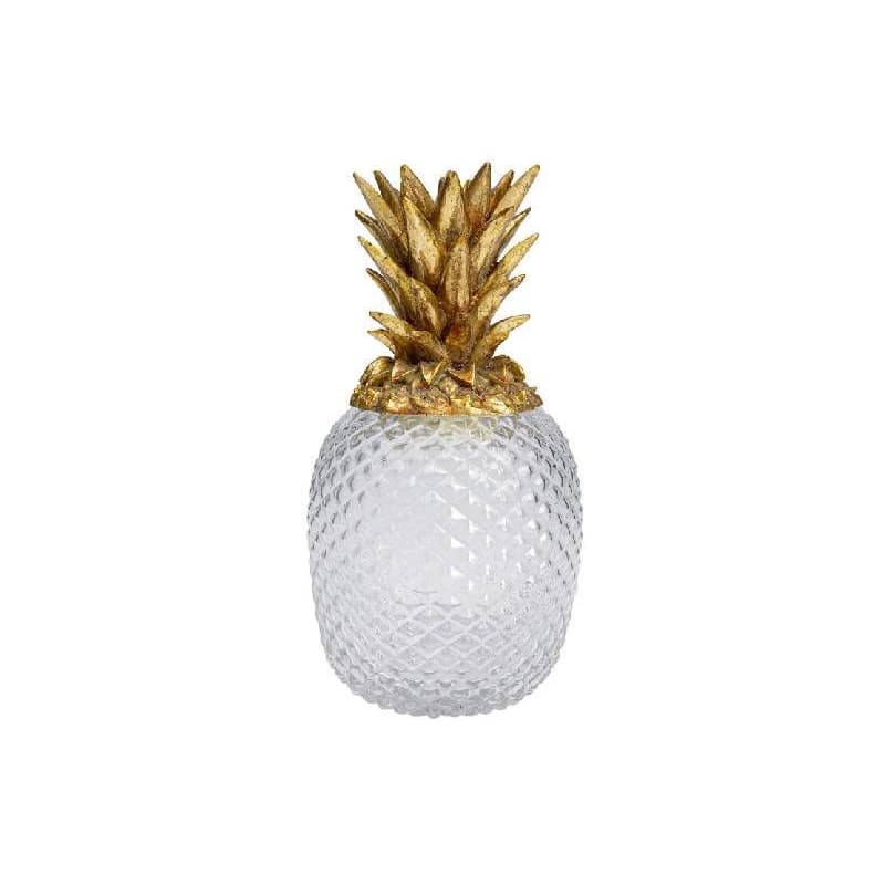 Pineapple nádoba zlatá 1
