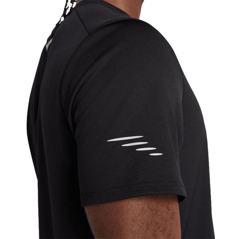 Pánske bežecké tričko s krátkym rukávom NIKE M NK DF UV MILER FLASH SS-010-Black 6