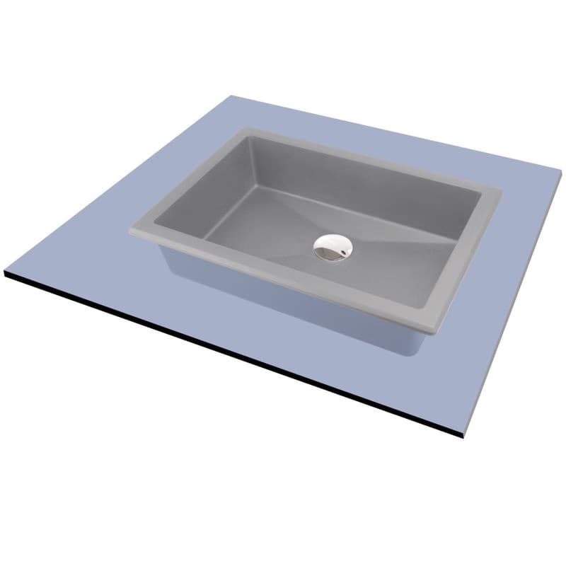 DEANTE - Correo metallic grey Granit umývadlo - 500x400 mm CQR_SU5U 3