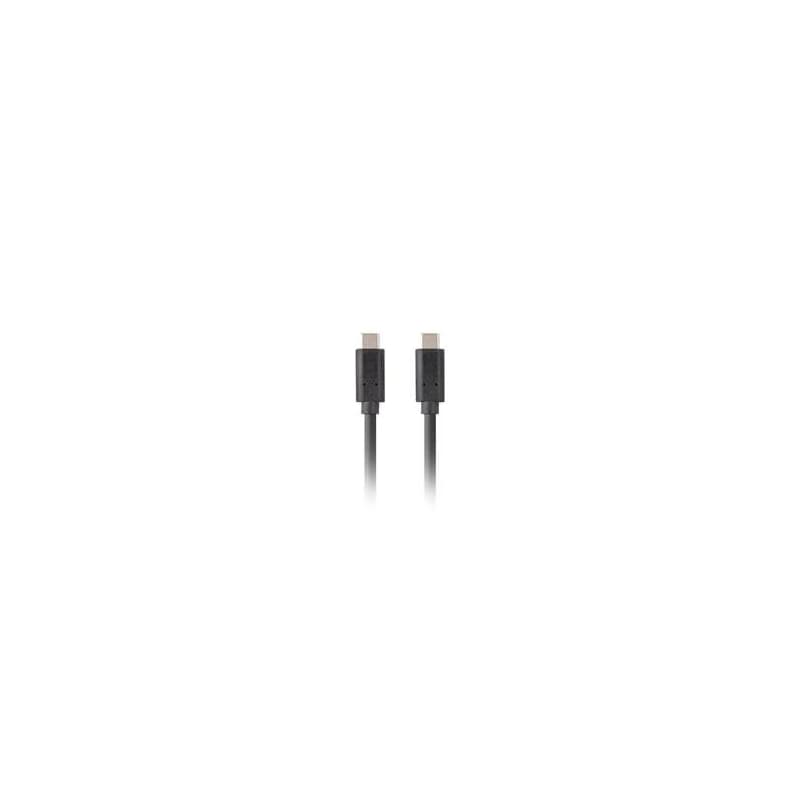 Lanberg USB-C M/M 3.1 GEN 2 kábel 0,5m 10GB/S PD100W čierna 4