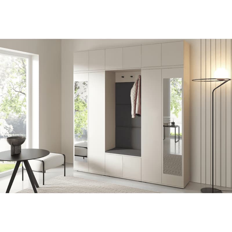 ArtPK Predsieň BIANCO 2 | cashmere so zrkadlom Farba: Trinity 04 4