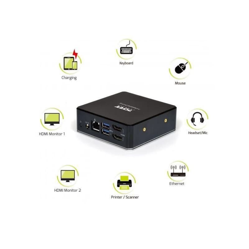 PORT dokovacia stanica 8v1 USB-C, USB-A, dual video, HDMI, Ethernet, audio, USB 3.0 3