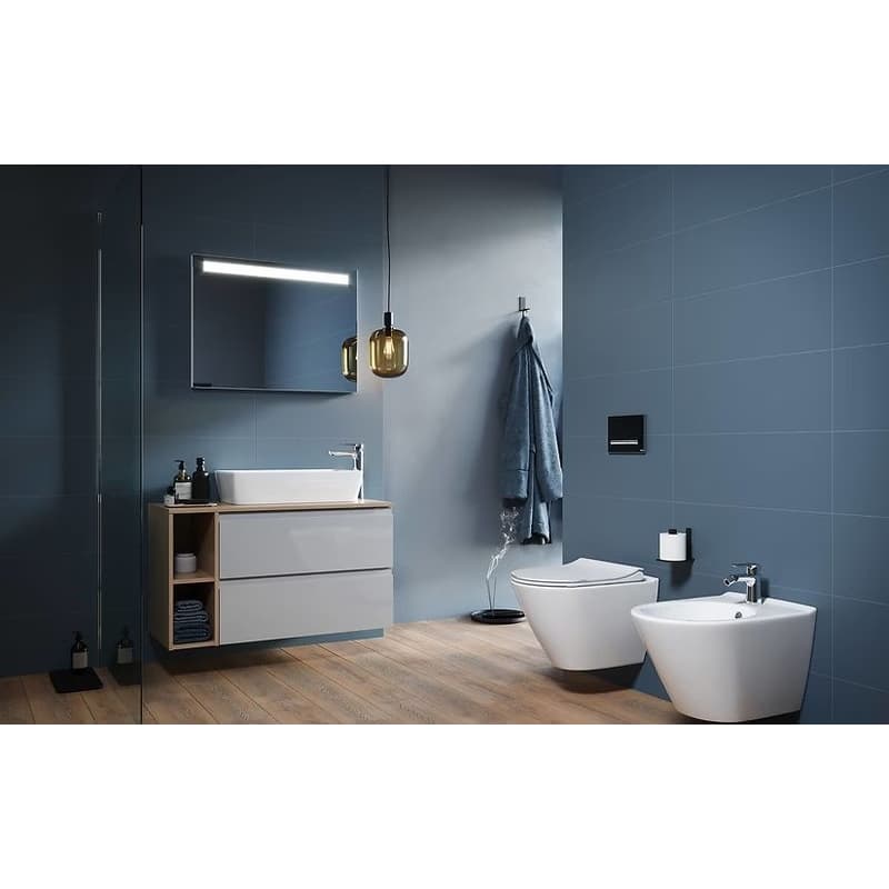 CERSANIT - WC sedátko CITY OVAL SLIM antib. OFF EASY jedno tlačidlo K98-0146 2