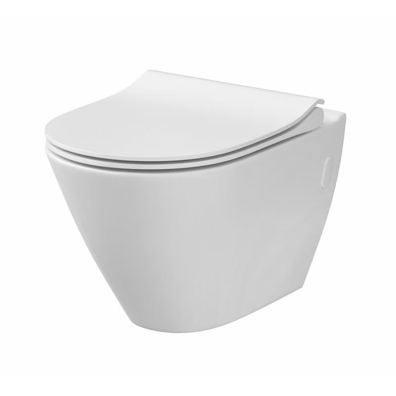 CERSANIT - WC sedátko CITY OVAL SLIM antib. OFF EASY jedno tlačidlo K98-0146 6