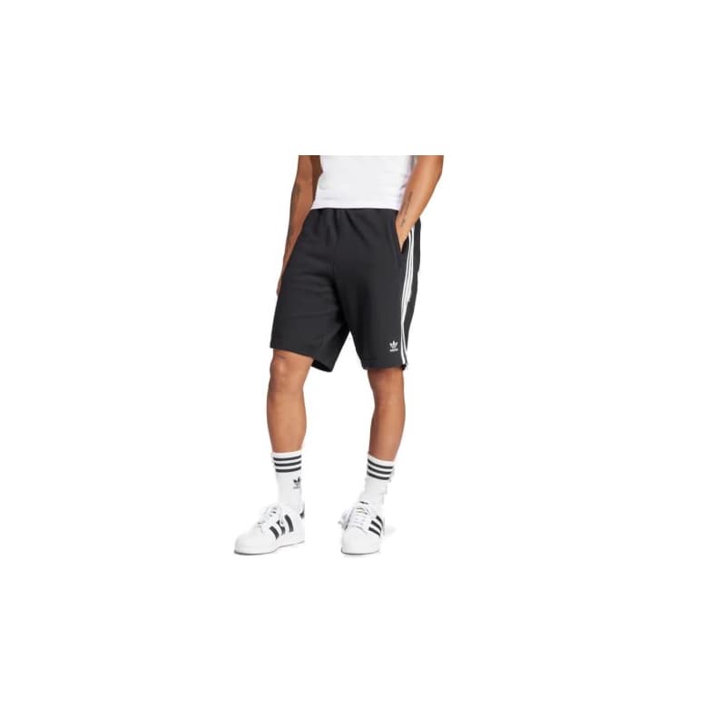 Pánske teplákové kraťasy ADIDAS ORIGINALS 3-STRIPE SHORT-BLACK
