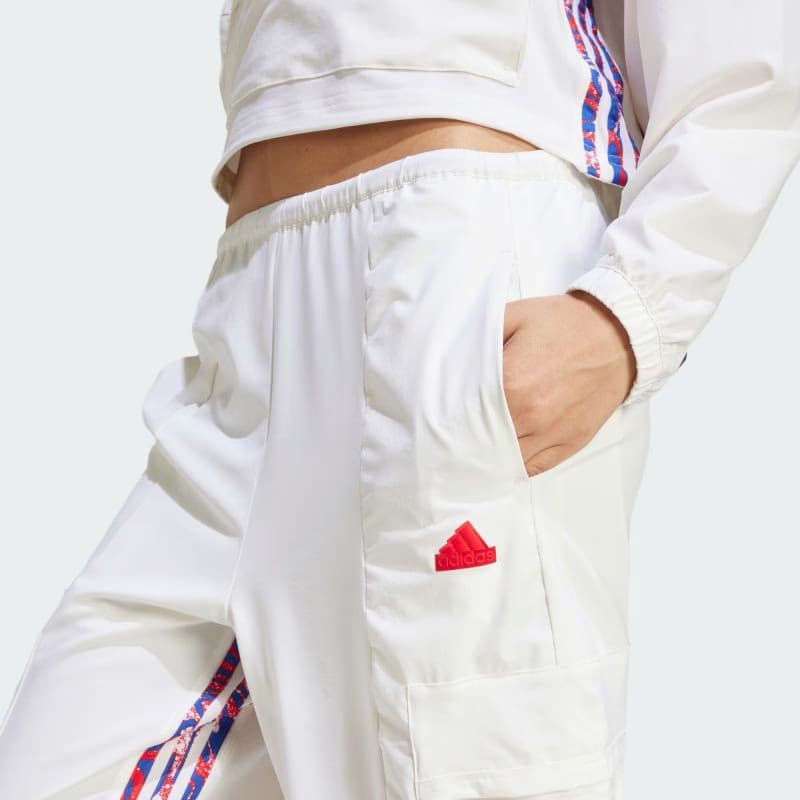 Dámske tepláky ADIDAS EXPRESS CARGO-IW8666-White 5