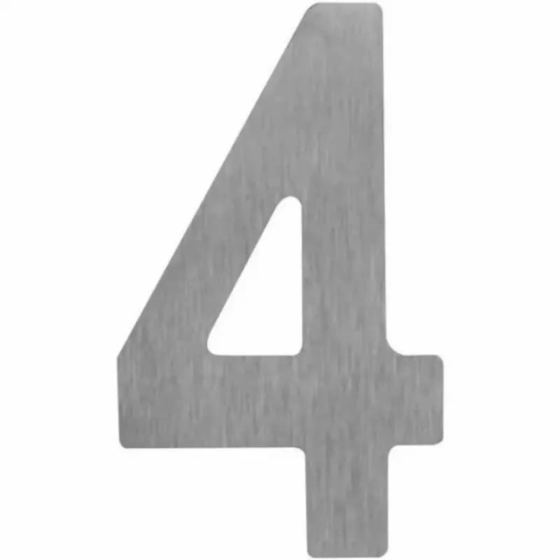Číslica samolepiaca inox 50 mm (4) 1