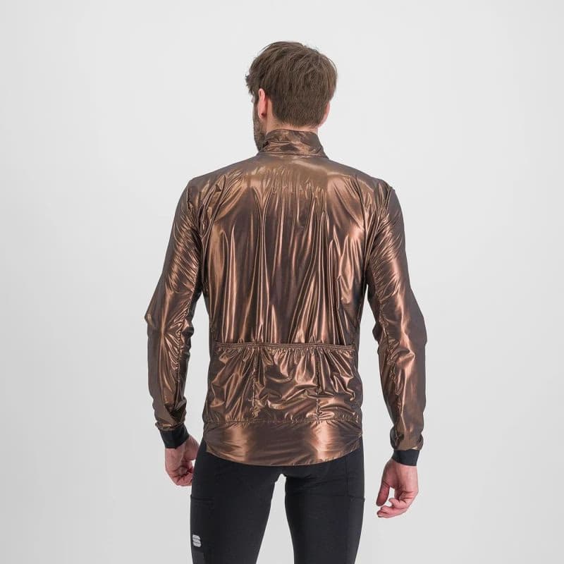 Pánska cyklistická bunda SPORTFUL Giara packable jacket, metal bronze 3