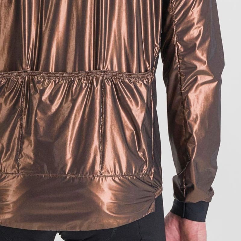 Pánska cyklistická bunda SPORTFUL Giara packable jacket, metal bronze 5