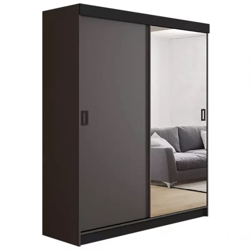 Skriňa Retro 138 1L grafit/ Dvierka grafit 1