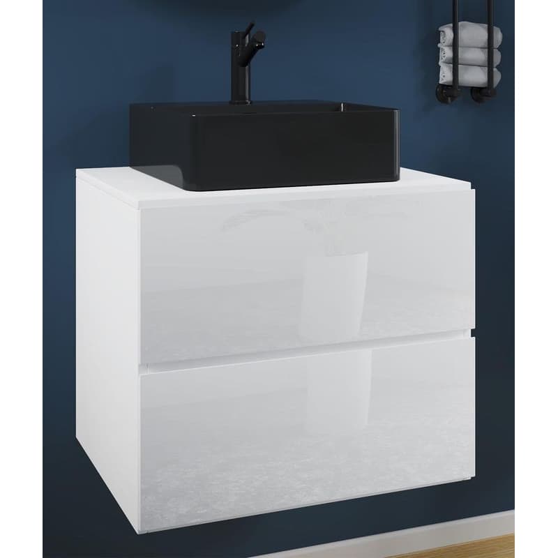 2-dielna umývadlová skrinka Lendas BL S 60 cm, biela 1
