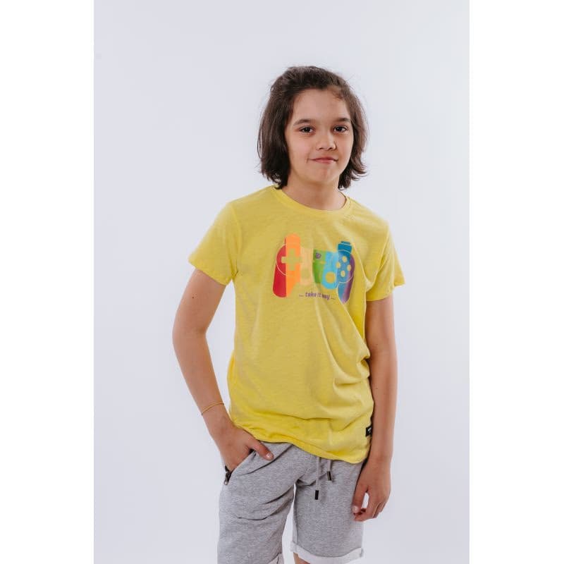 Chlapčenské tričko s krátkym rukávom AUTHORITY KIDS T-PLAYKO_yellow 2