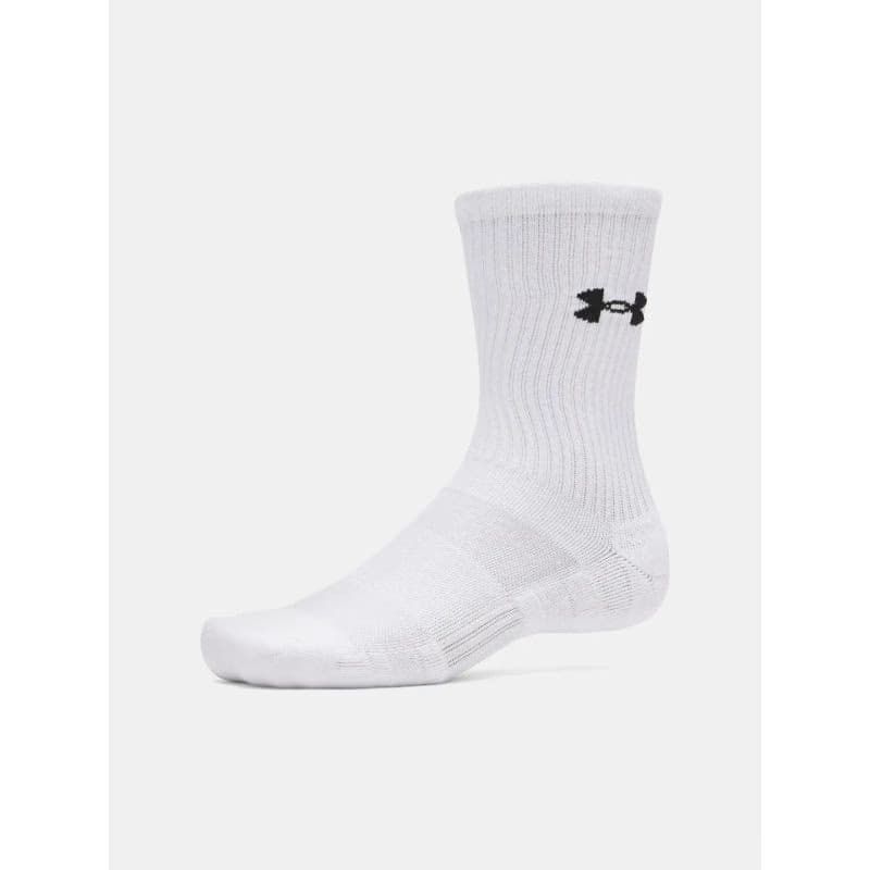 Ponožky UNDER ARMOUR 3 PACK-UA Performance Cotton Crw-WHT 3