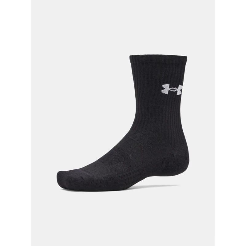 Ponožky UNDER ARMOUR 3 PACK-UA Performance Cotton Crw-WHT 5