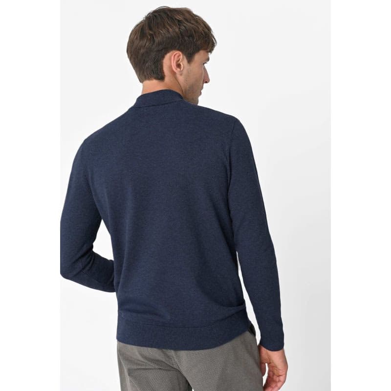 Pánsky sveter VOLCANO S-BAZ-604M-DENIM MEL 5